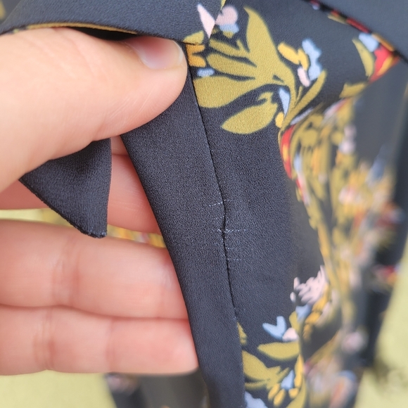 NWT ModCloth A Major Moment Black Floral Maxi Dress - Picture 4 of 5